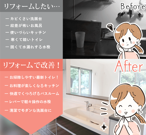 住宅に関する様々なニーズにお応えするリフォーム