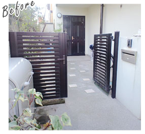 エクステリア施工前